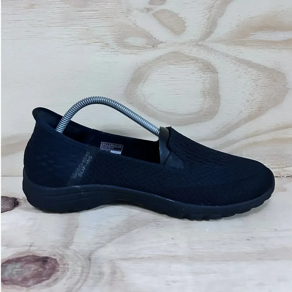 Skechers - Reggae Fest 2.0 - Slip-On Sneakers - Black - Women's - 10 - SN 158698 - Picture 5 of 9